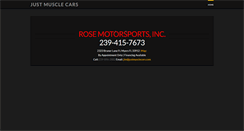 Desktop Screenshot of justmusclecars.com